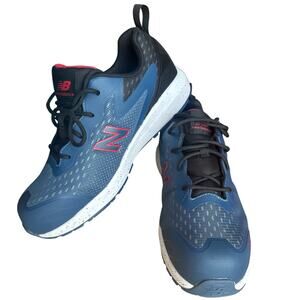 New Balance Men's Size 10 Composite Toe Work Shoe MIDLOGIDS Dark Denim/Red NEW